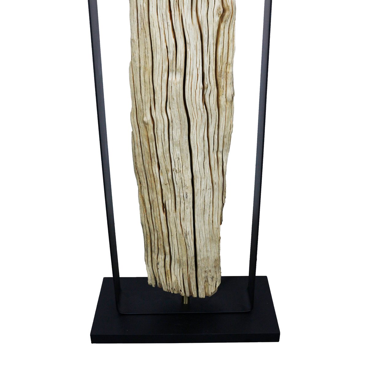 Vloerlamp drijfhout naturel/beige 165 cm