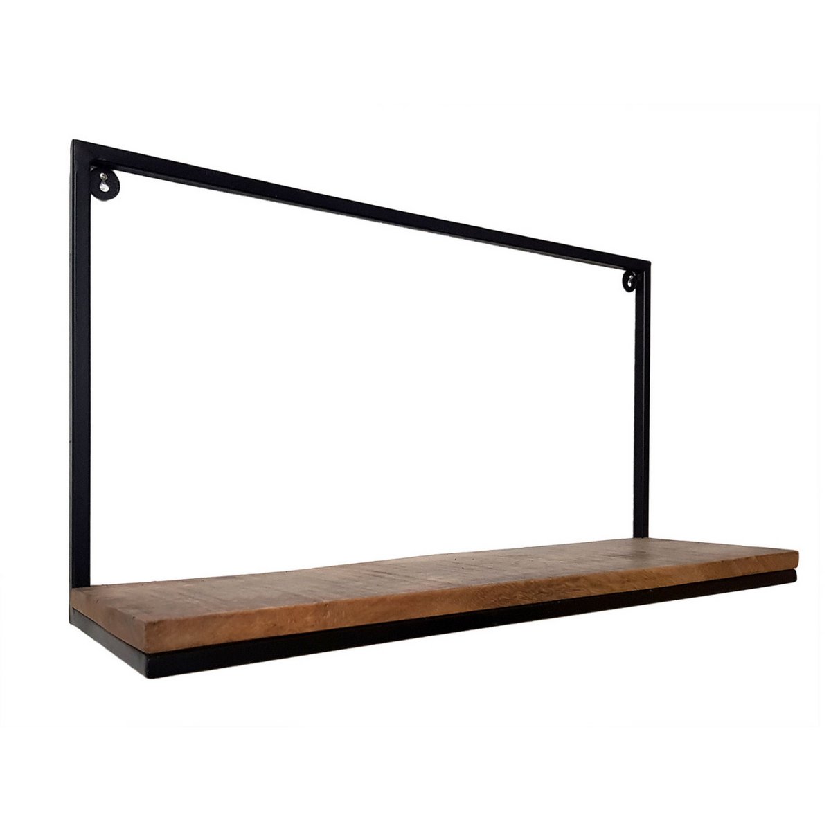 Boekenplank wandplank boekenkast 75 x 40 x 20 cm Liverpool metalen frame zwart mat