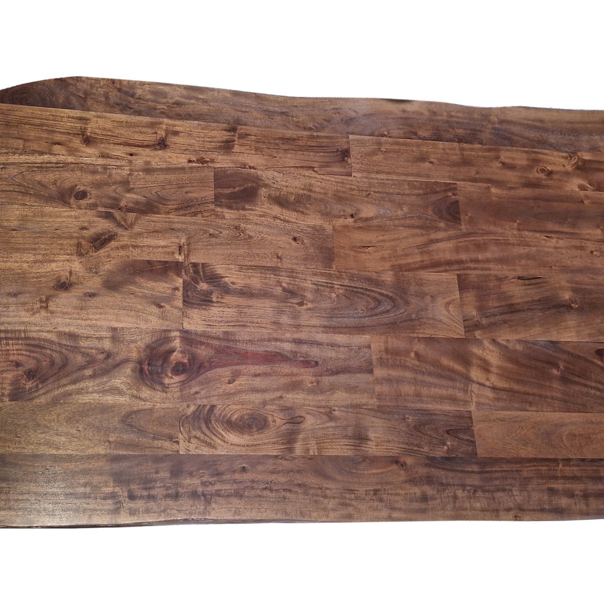 Tafel 120 x 80 cm, blad 26 mm, walnootkleurig