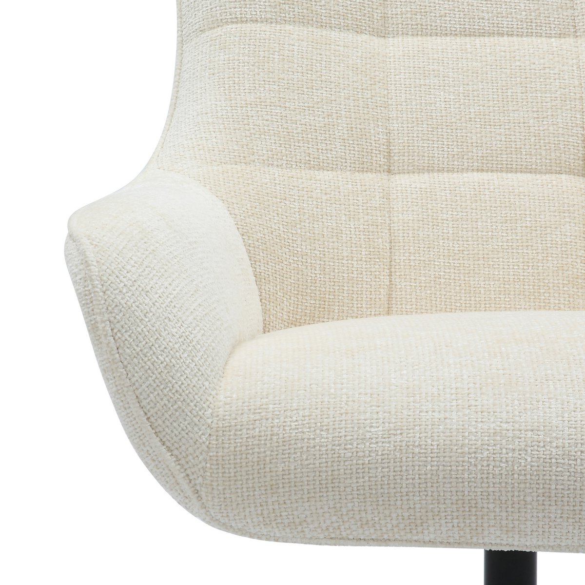 Fauteuil chenille stof beige