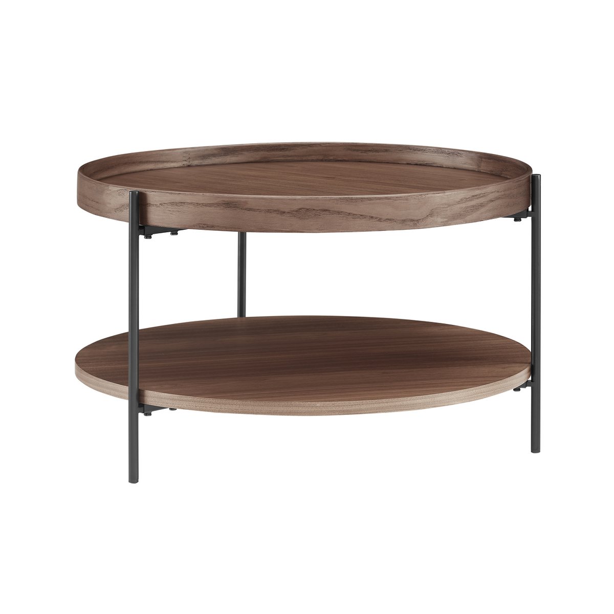 Salontafel set van 2 walnoot