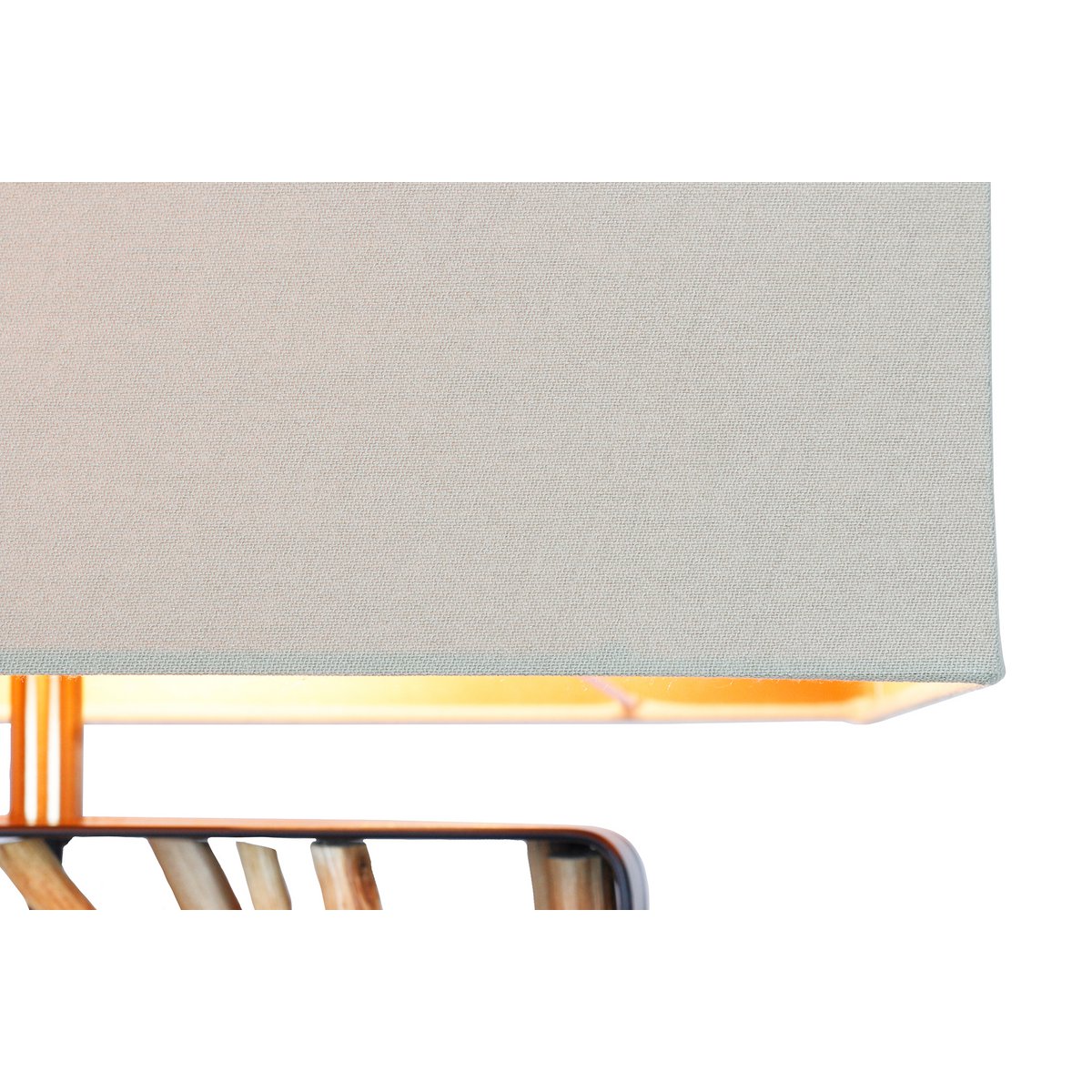 Vloerlamp drijfhout naturel/beige 165 cm