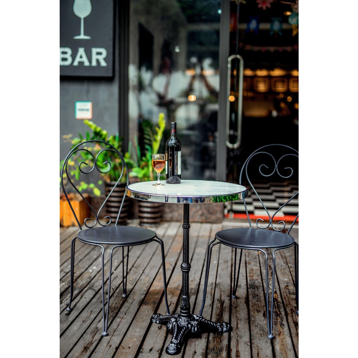 Tafel, 57 cm rond