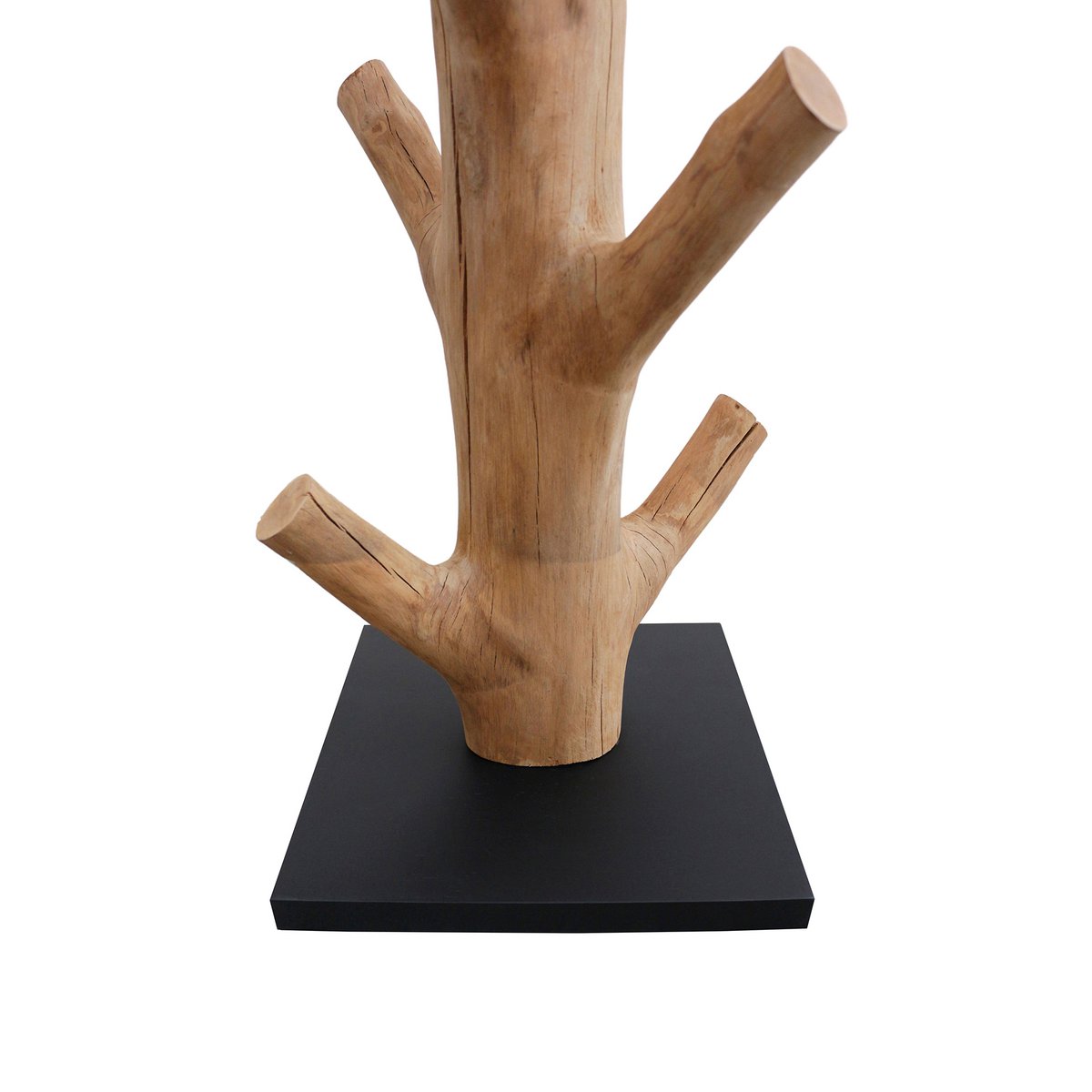 Vloerlamp drijfhout naturel/wit 175 cm