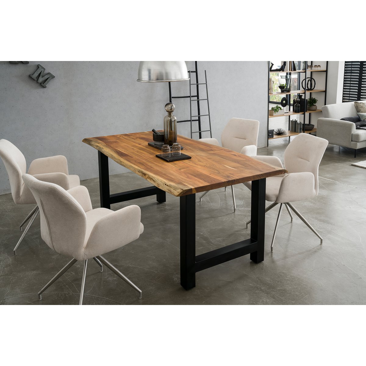 Acacia eettafel 140x80 cm