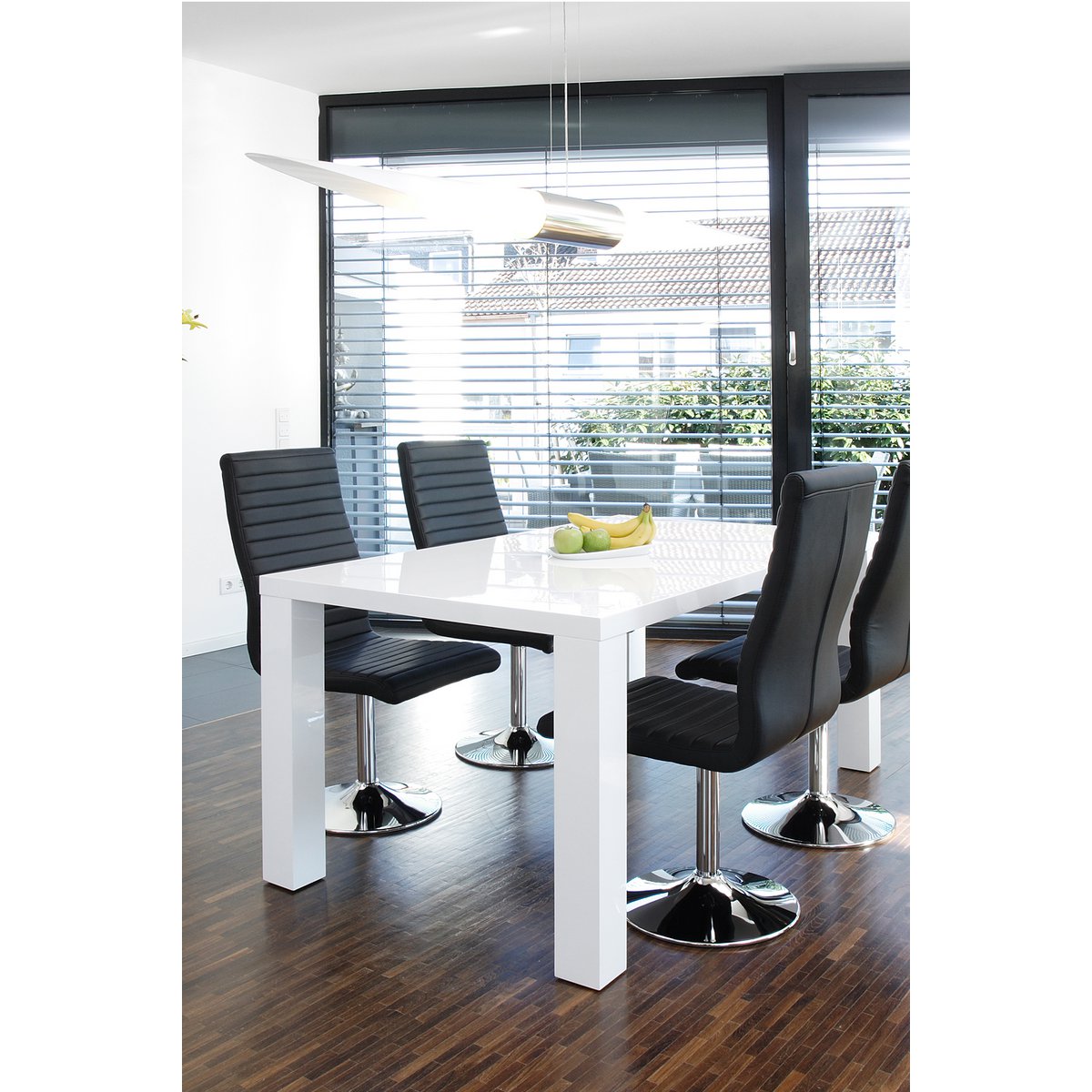 Eettafel 160x90x76 cm wit