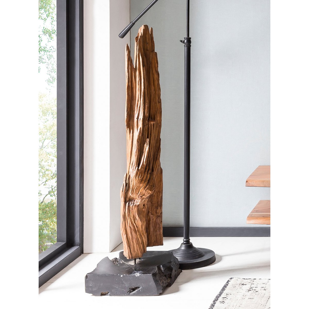 drijfhout sculptuur