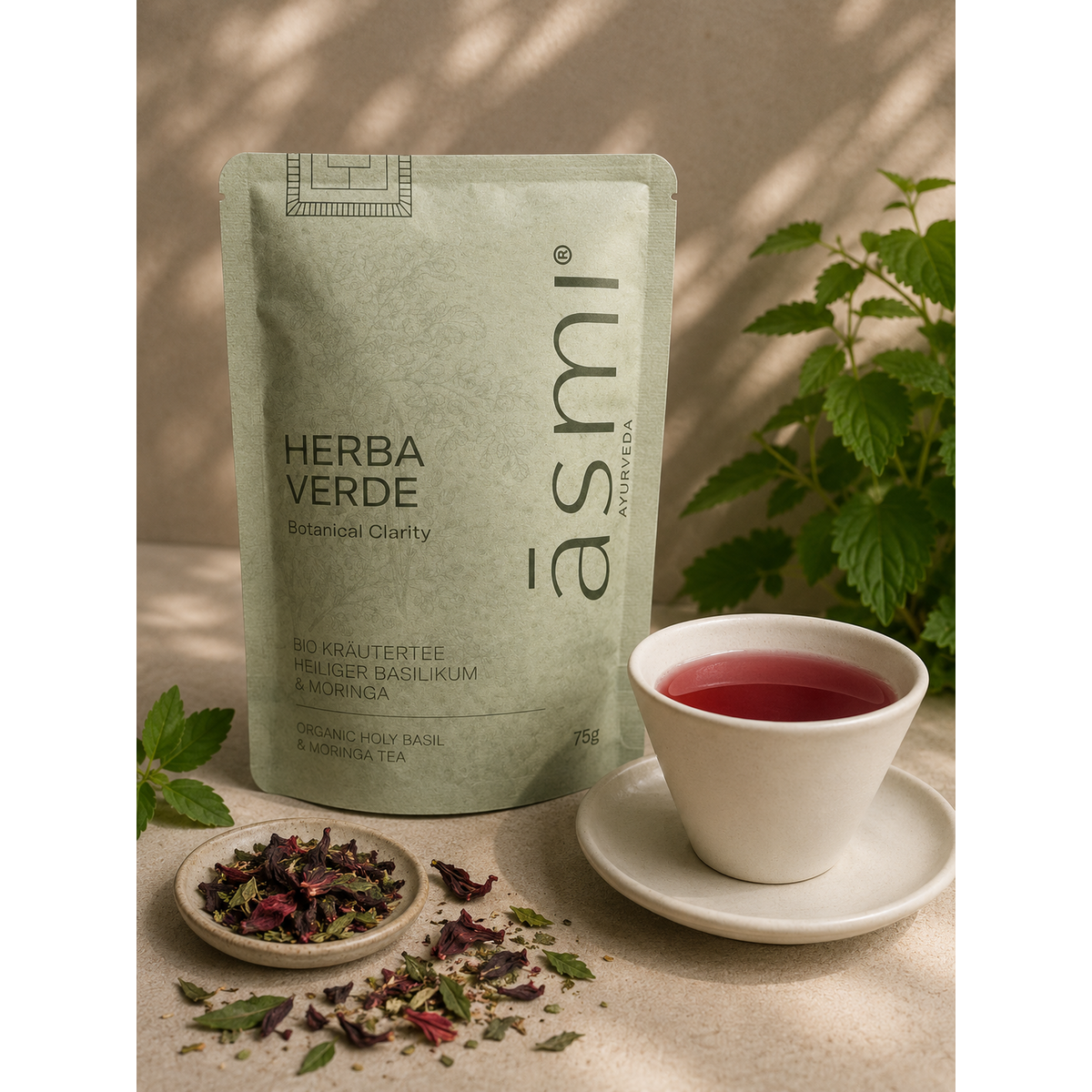 Biologische Herba Verde Eco papieren zak