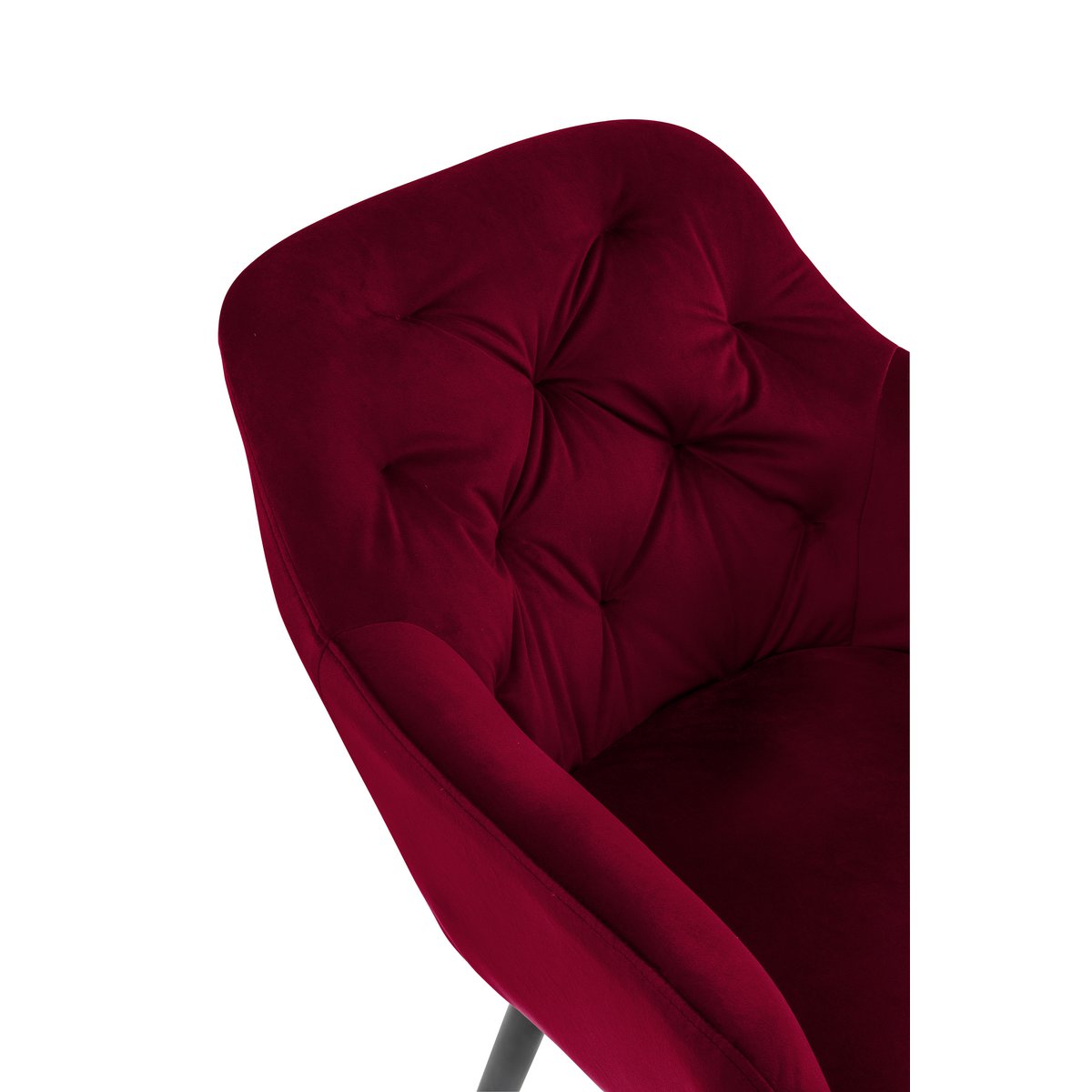 Fauteuil rood fluweel