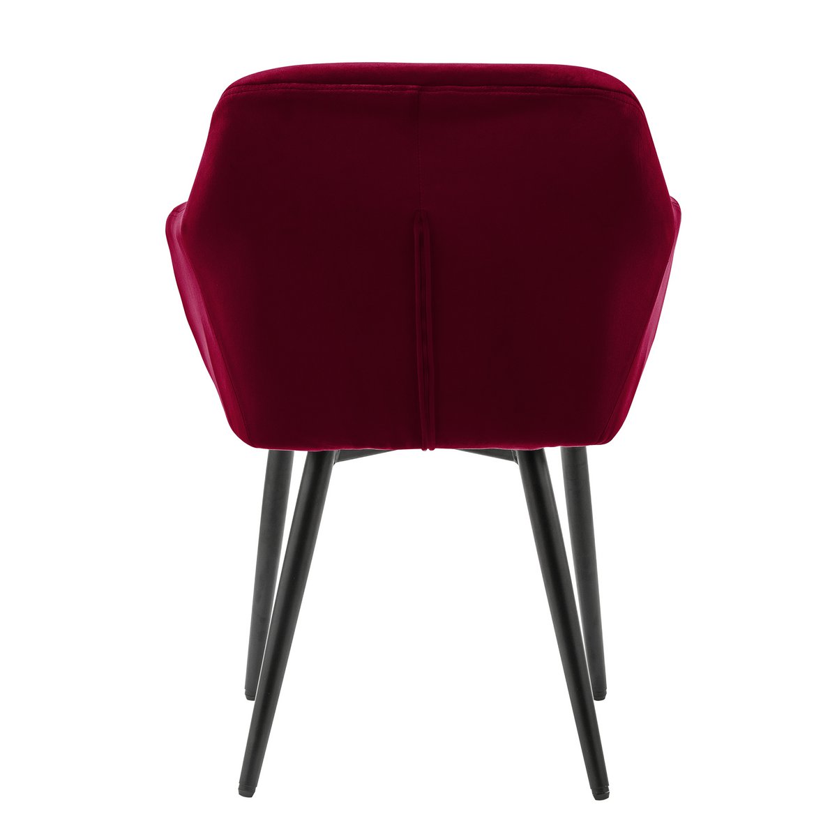 Fauteuil rood fluweel