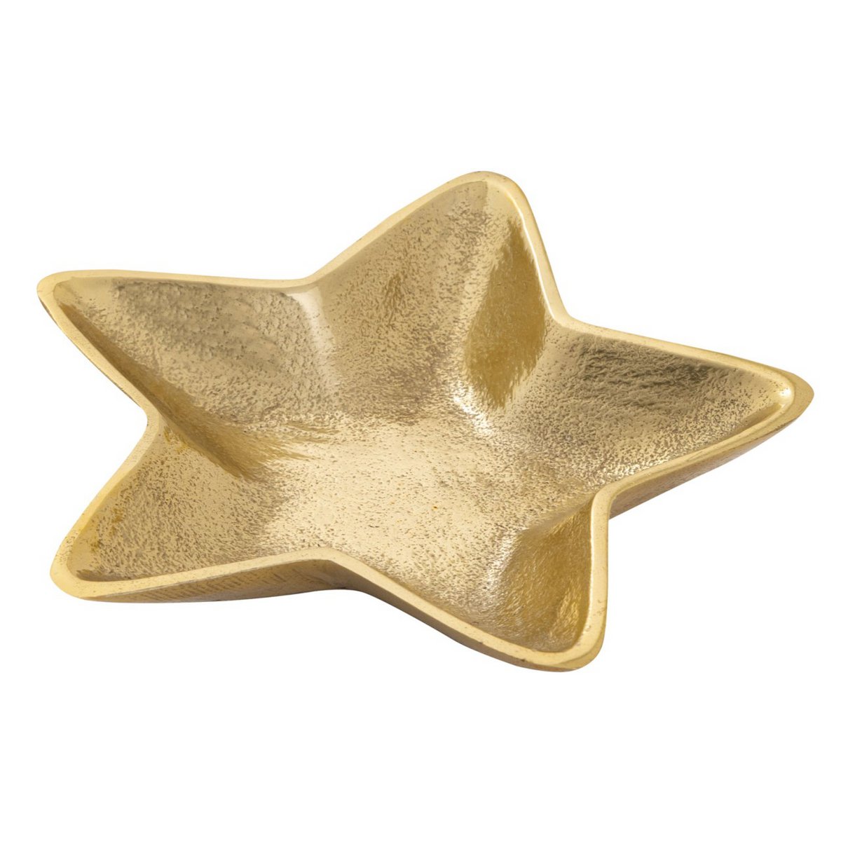Deco Shell Star 2er Set Starlight Gold of Silver Christmas Decorations Aluminium