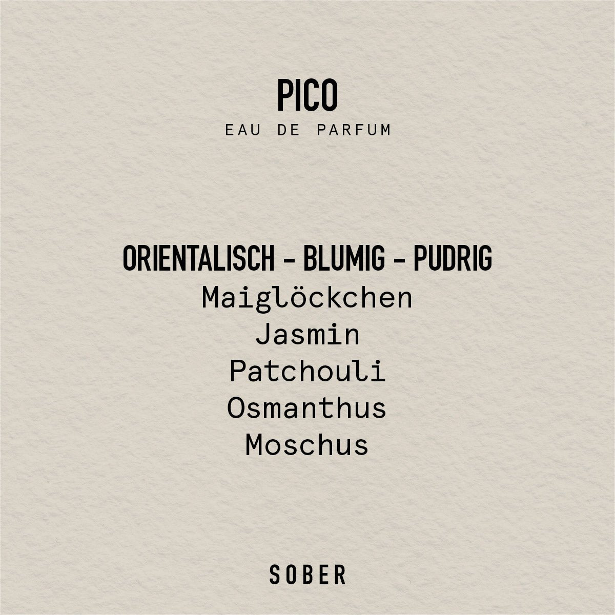 PICO - Eau de parfum