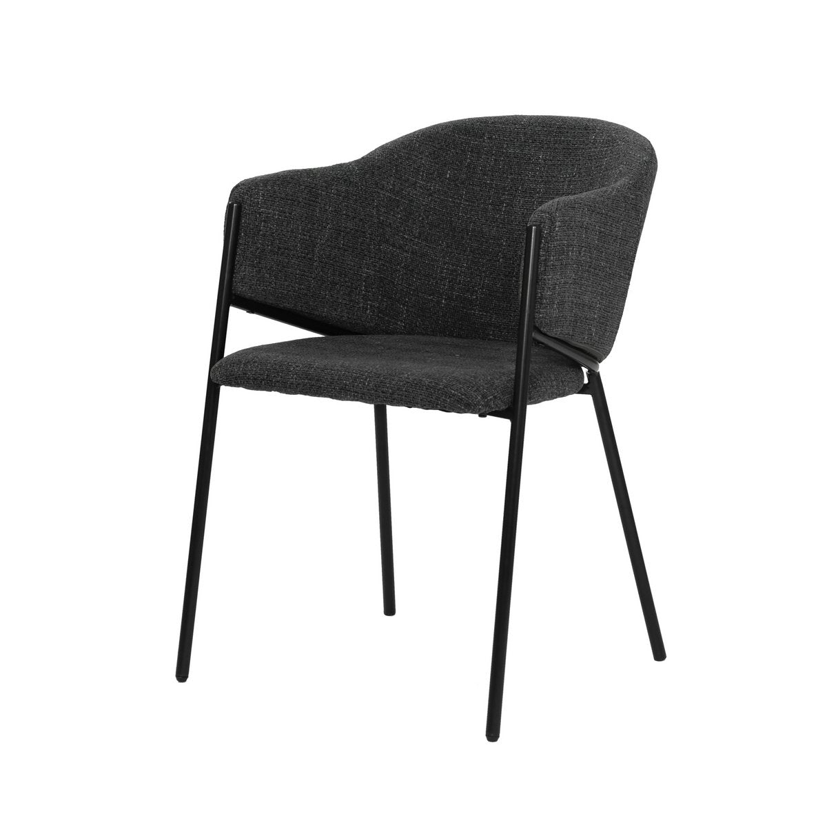 Fauteuilset van 2 met structuurstof