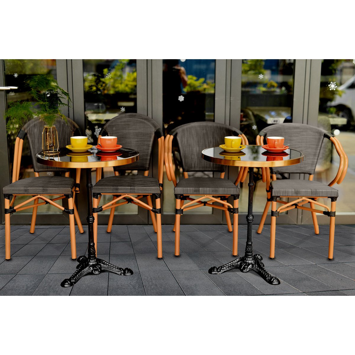 Tafel, 57 cm rond