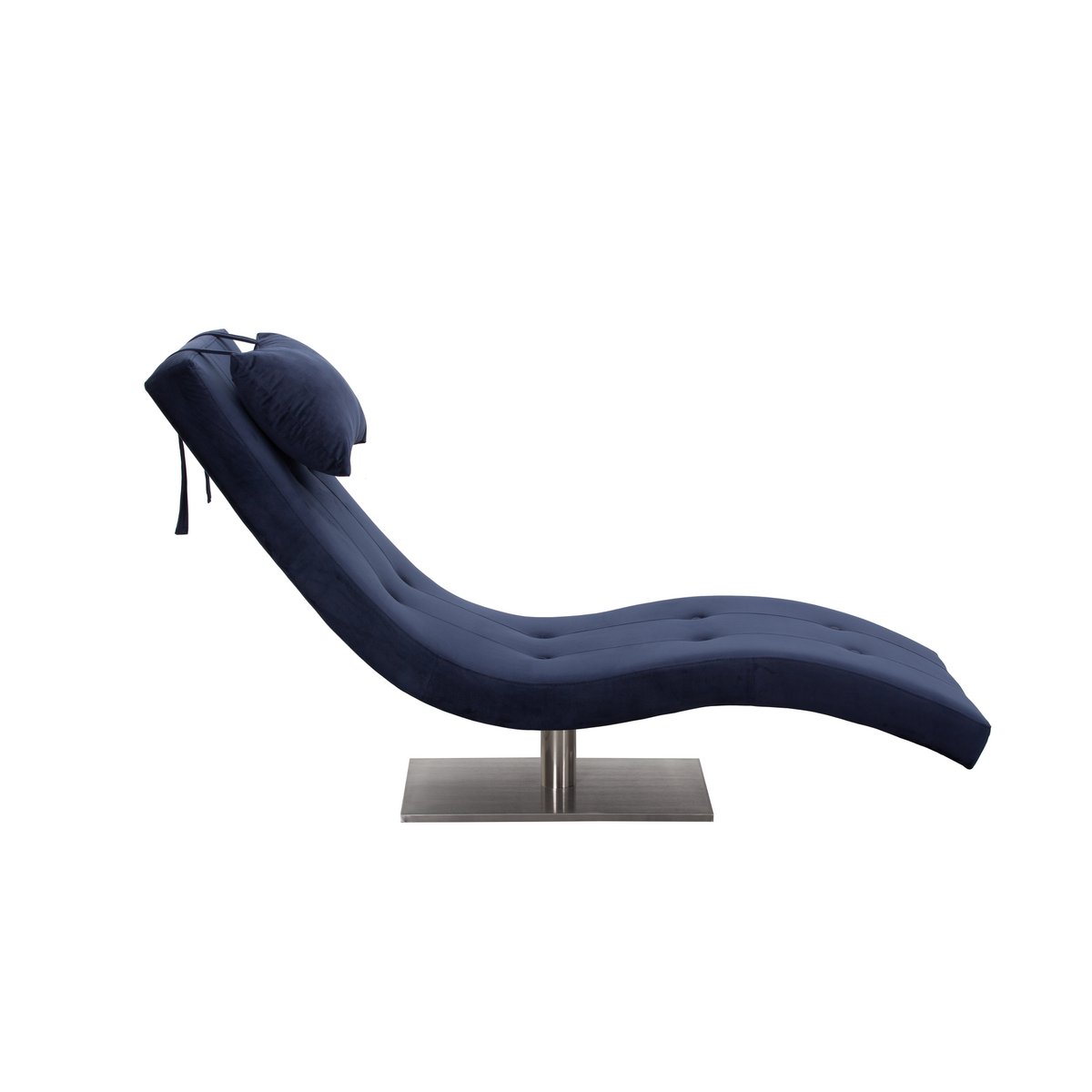 Relax ligbed fluweel blauw