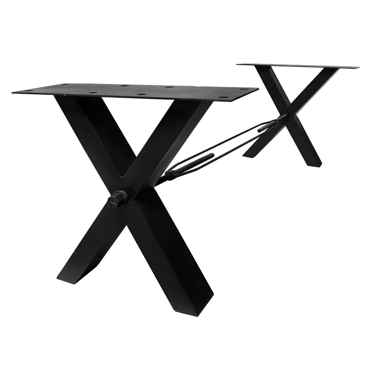 Antiek zwart tafelframe