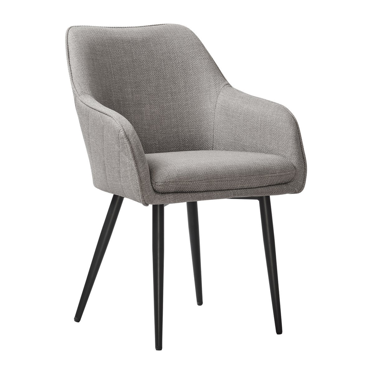 Eetkamerstoel structuurstof taupe
