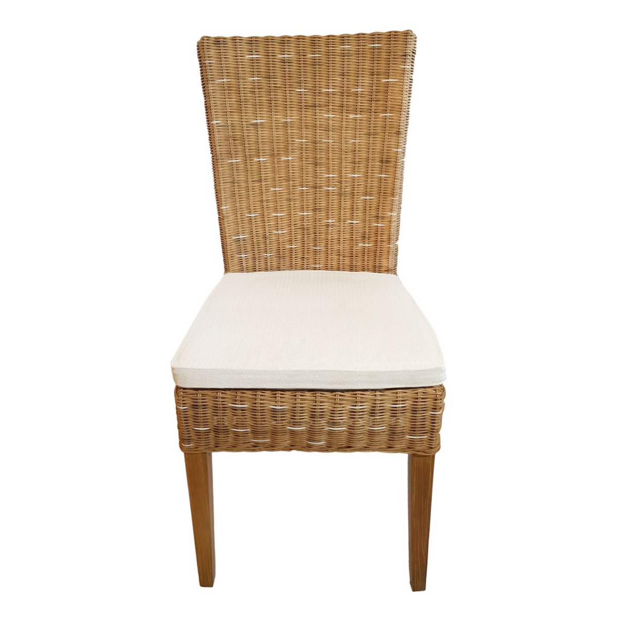 Eetkamerstoelen 4 stuks rattan stoelen wintertuin eettafel stoel stoel korbüffen cardine cappuccino