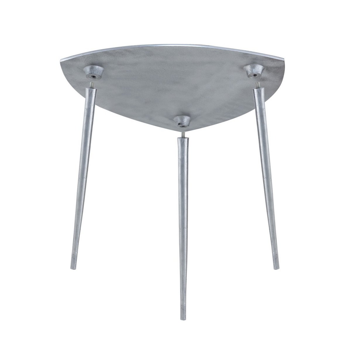 Zij metalen decoratieve tafel Alster 40x45x40 cm driehoekige klasse.
