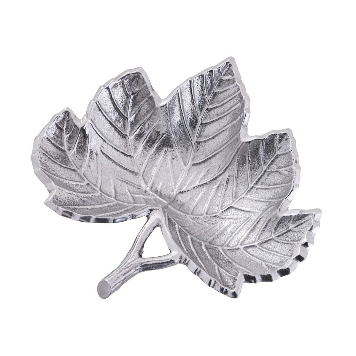 Decoratieve schaal aluminium bladgoud of zilveren bladschaal