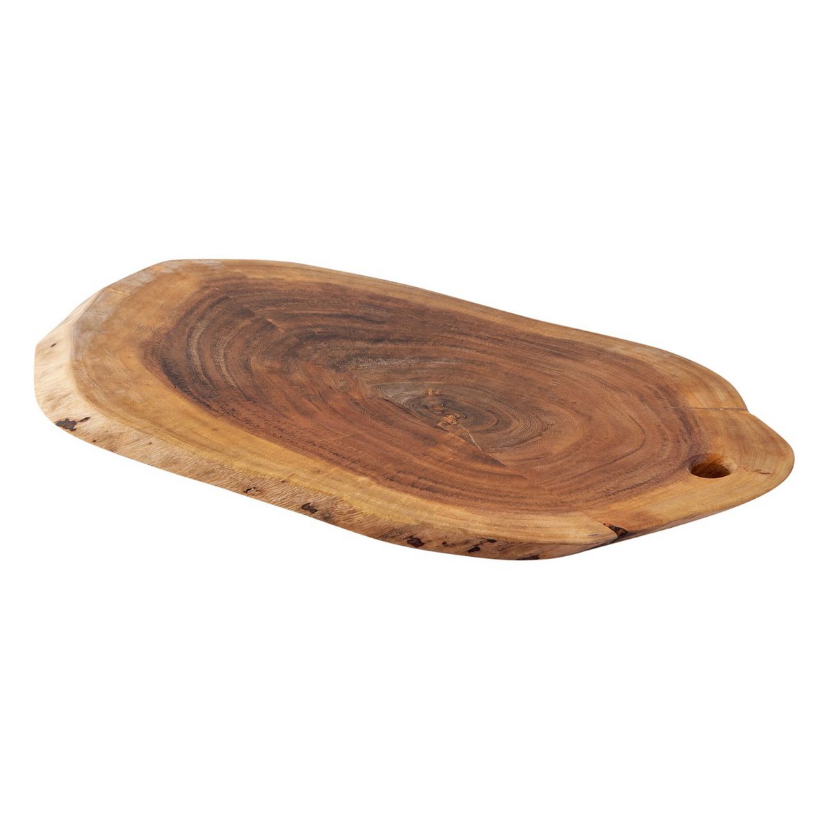 Boomschijfje van servicebord gelijmd 34x16cm of 52x24cm serveer tabletdecoratie Acacia massief