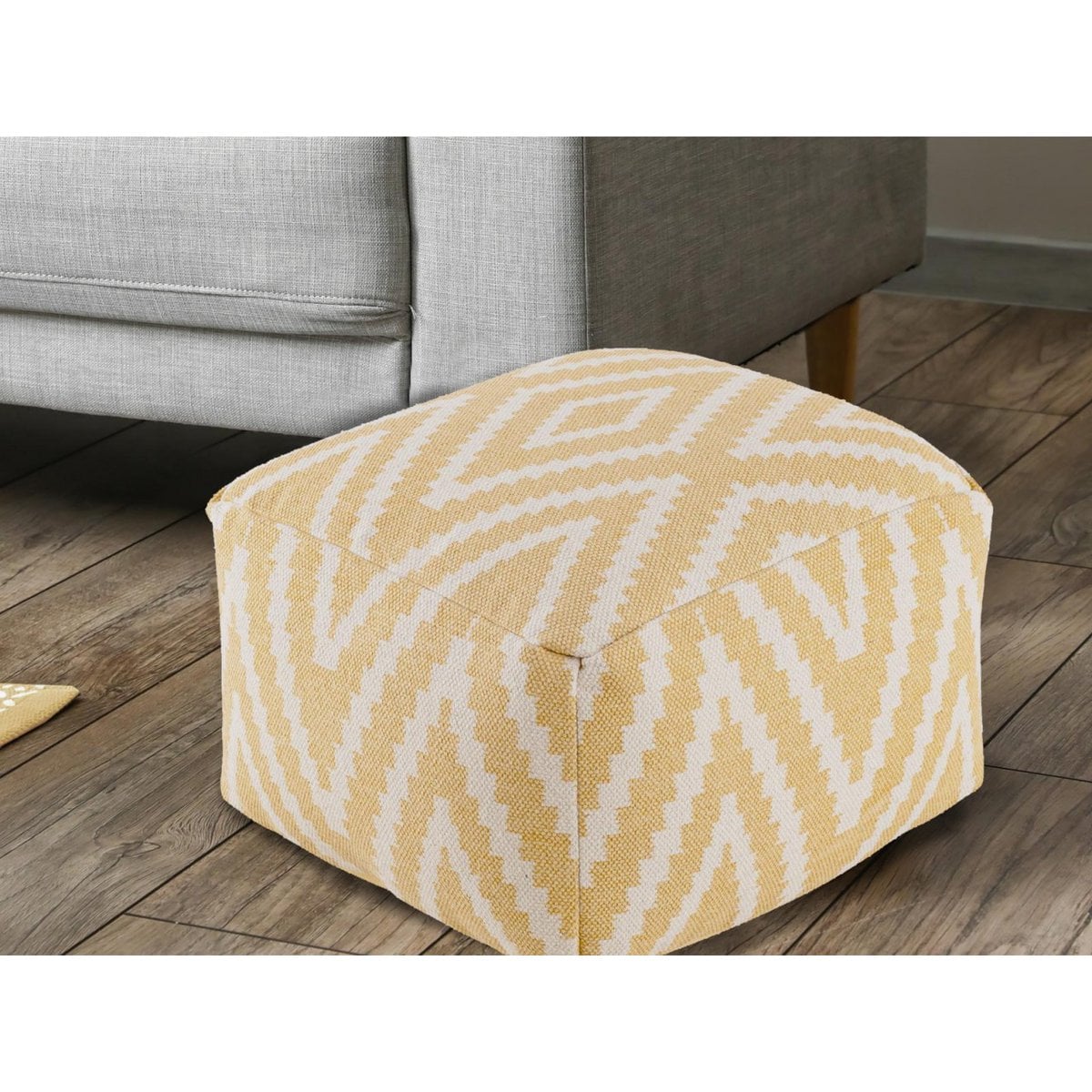 Zittend dobbelstenen voetkrukken stoel kruk 50x35x50cm pouf kelim vloerkussen peru zwarte taupe gele turquoise