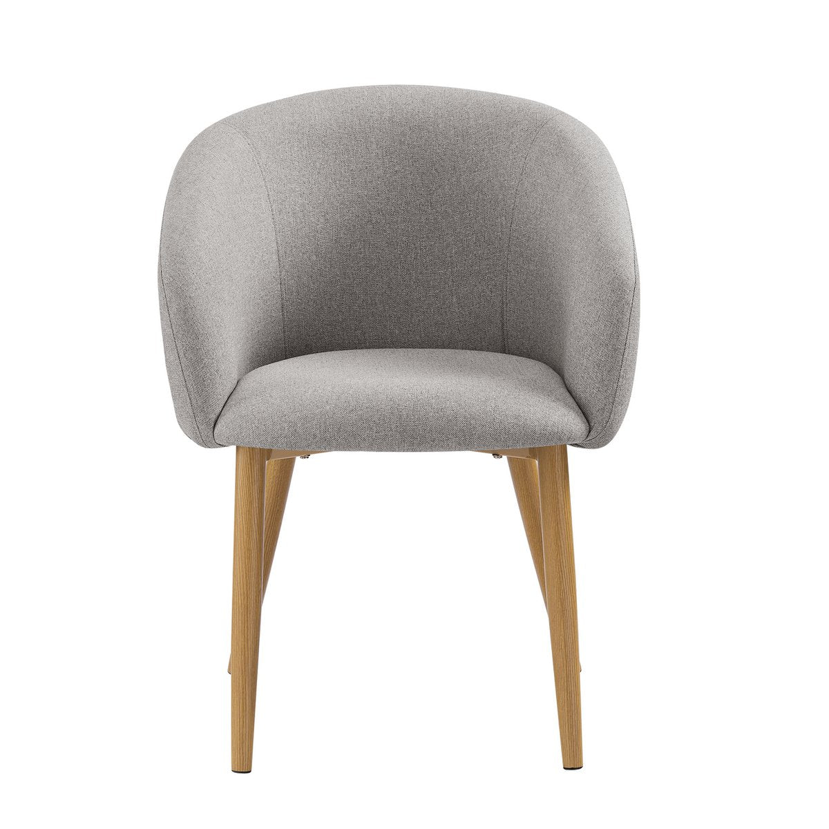 Fauteuilset van 2 structuurstof taupe