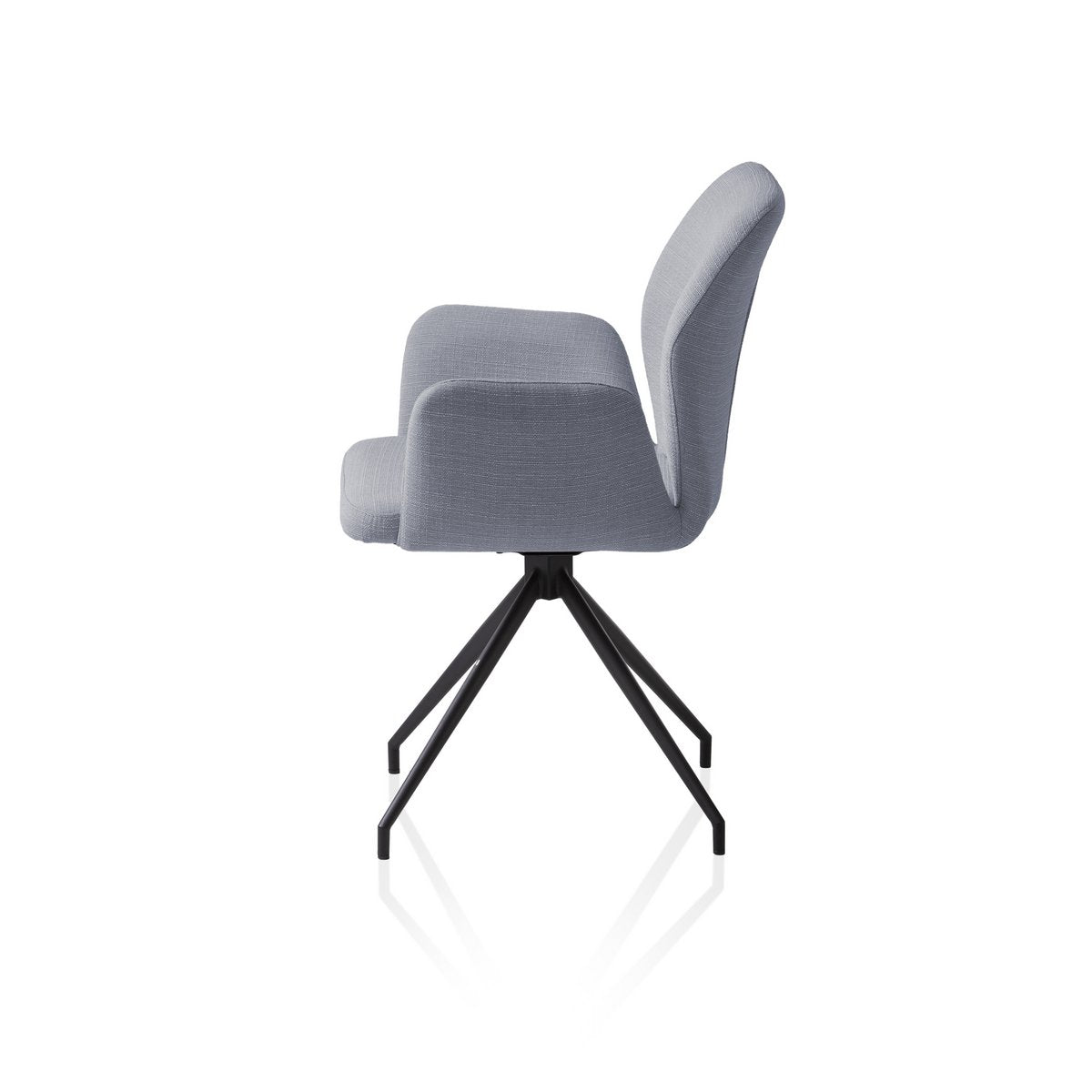 Fauteuil met 180° draaifunctie donkergrijs