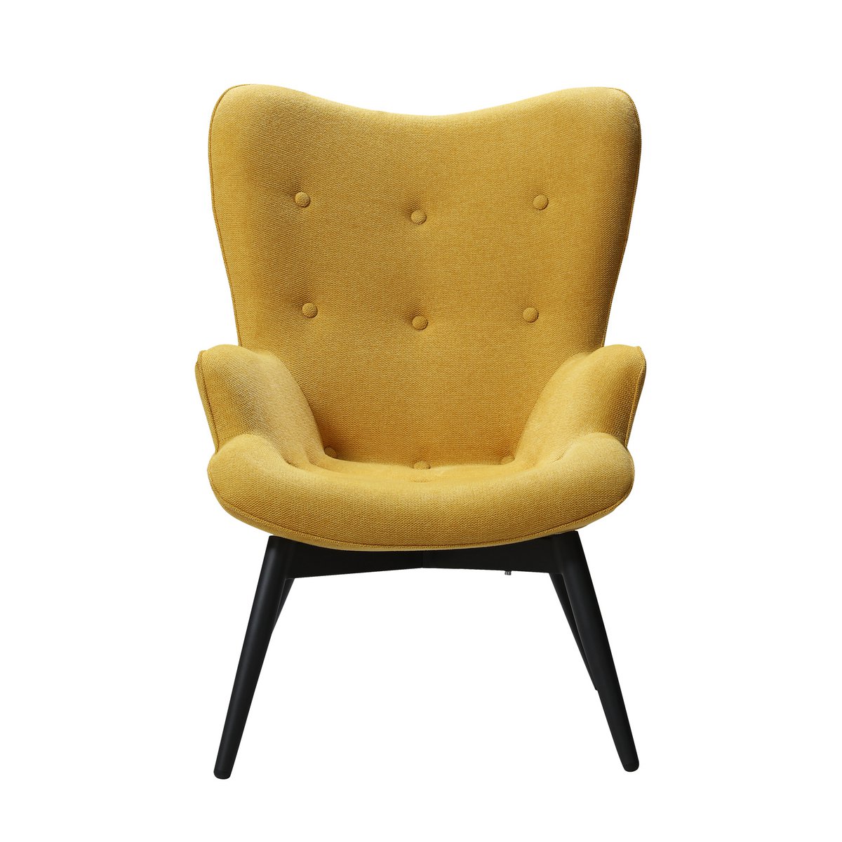 Fauteuil gele structuurstof