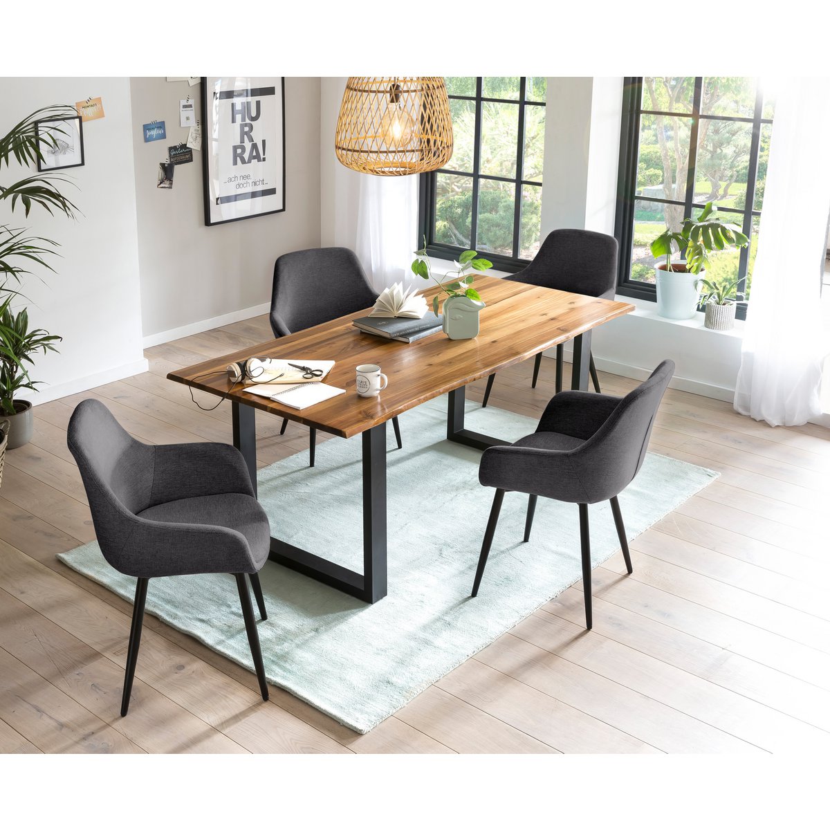 Essgruppe 5 tlg. 160x85 cm
