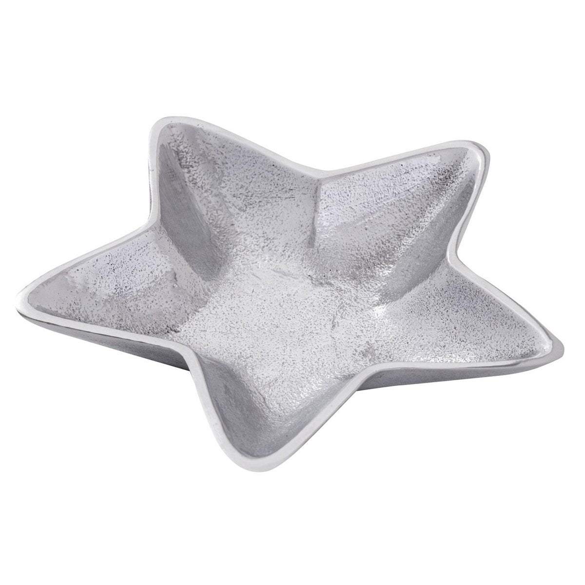 Deco Shell Star 2er Set Starlight Gold of Silver Christmas Decorations Aluminium