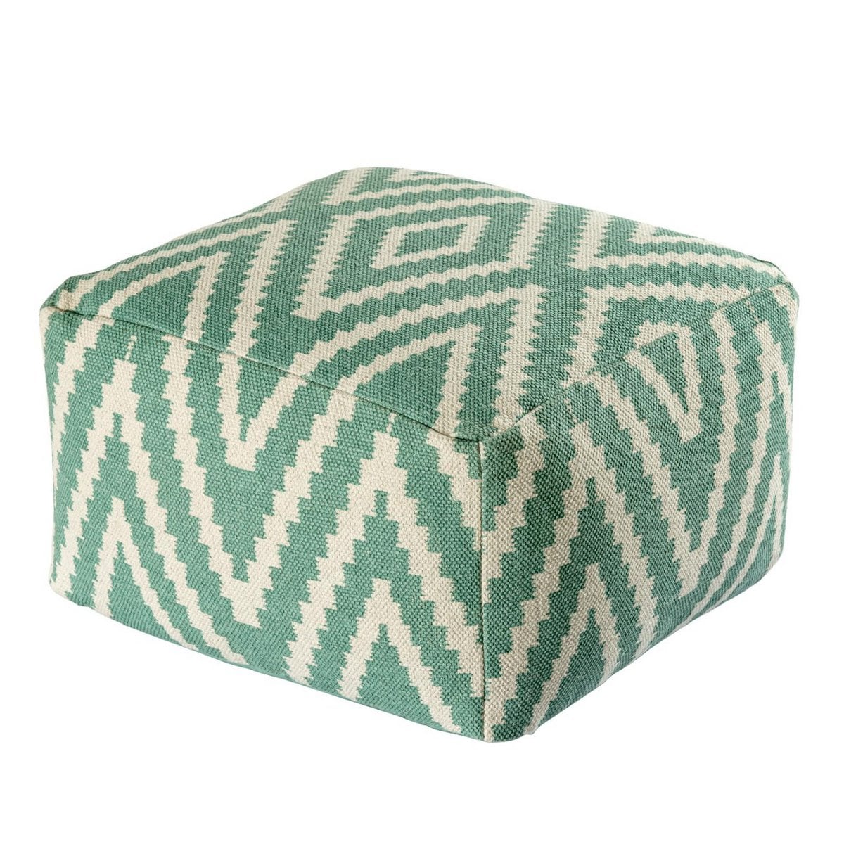 Zittend dobbelstenen voetkrukken stoel kruk 50x35x50cm pouf kelim vloerkussen peru zwarte taupe gele turquoise