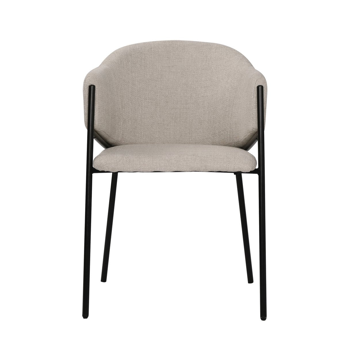 Fauteuilset van 2 met structuurstof