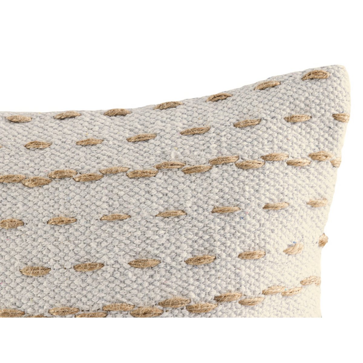 Sofak -kralen 40x40cm Set 2 Decoratieve kussens Decoratieve kussens Katoen en Jute Natuur