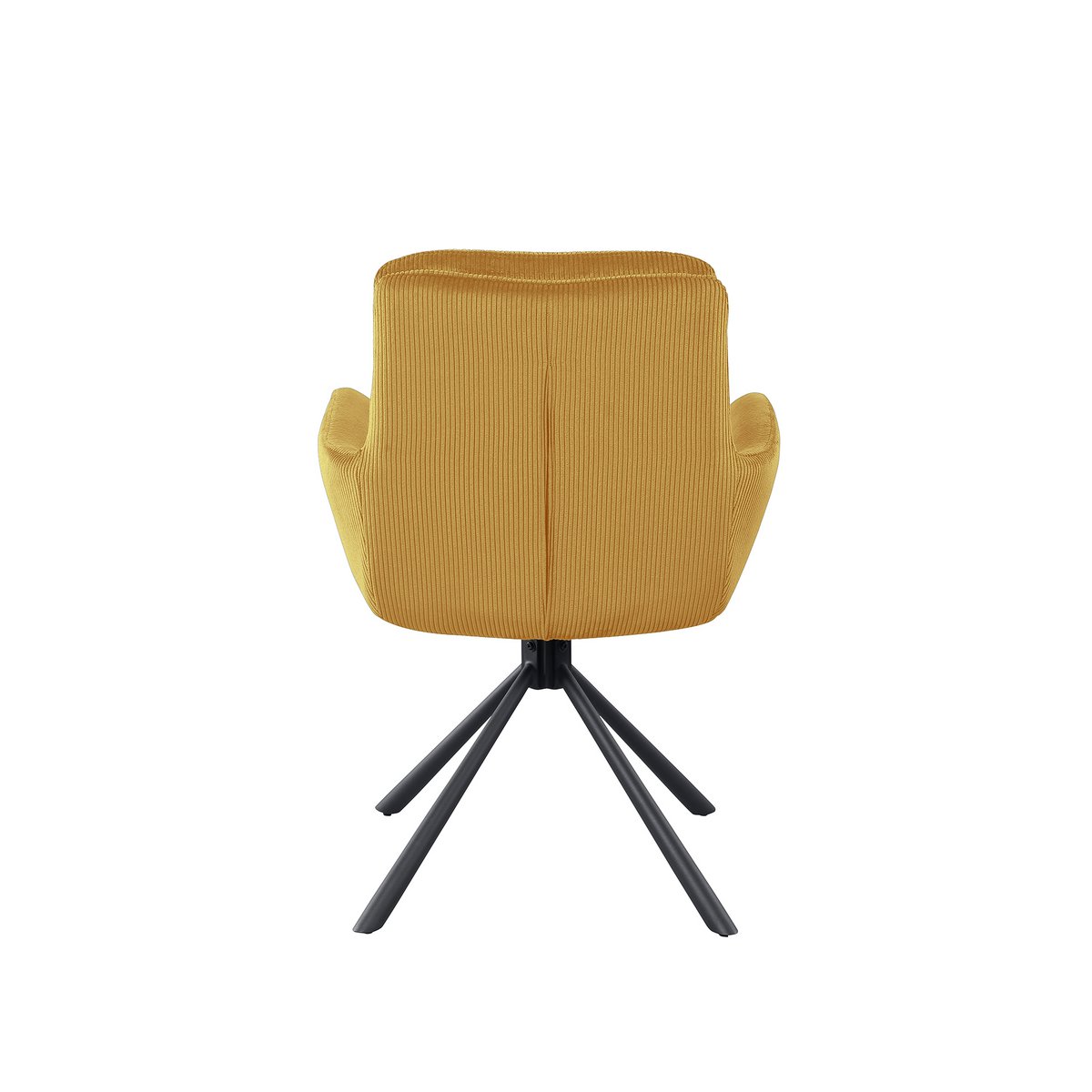 Fauteuil in corduroy look goud