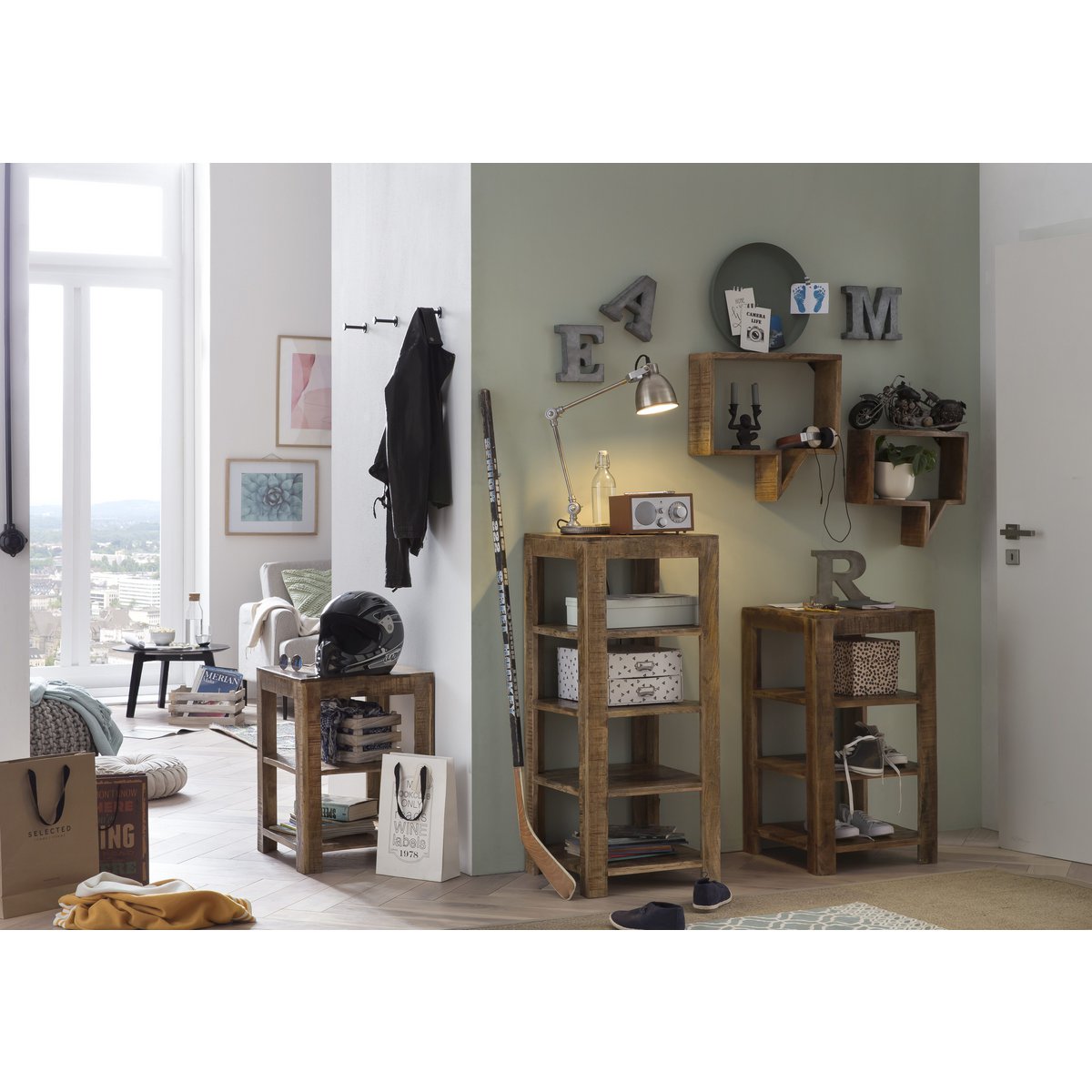 Wandplank, set van 2