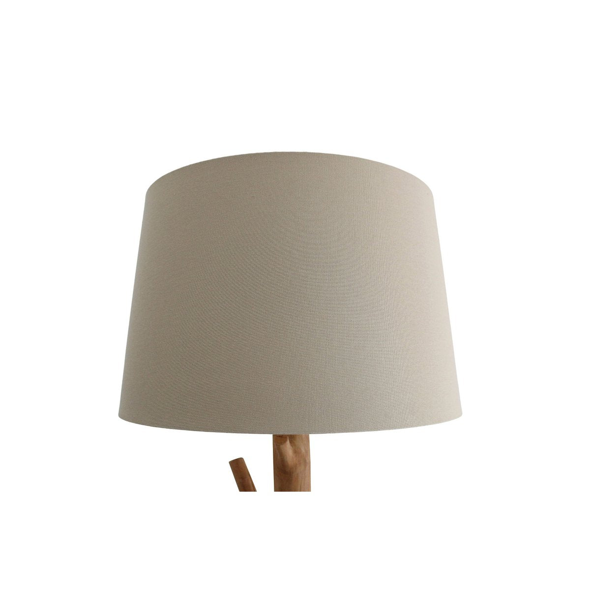Vloerlamp drijfhout naturel/wit 175 cm