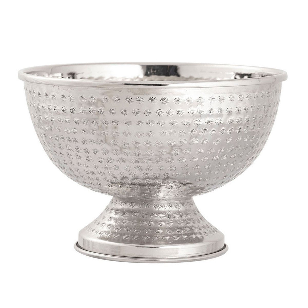Fleskoeler wijnkoeler 4-delige metaal Ø 29 cm champagne koeler ronde zilveren goud ijs skyhears champagne