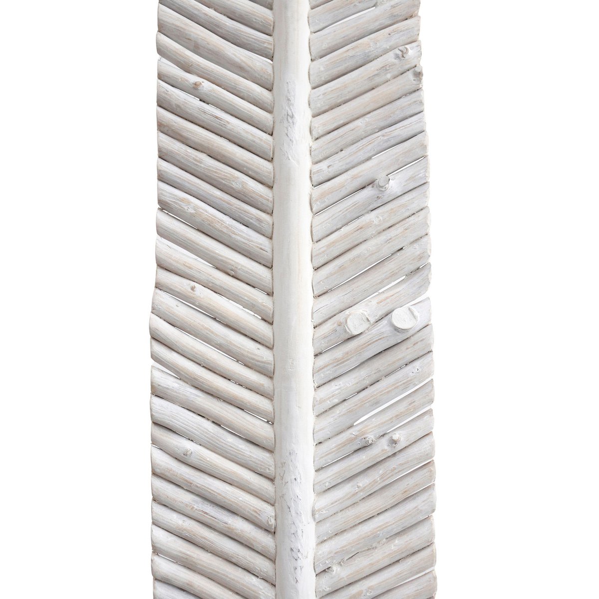 Vloerlamp drijfhout wit 175 cm