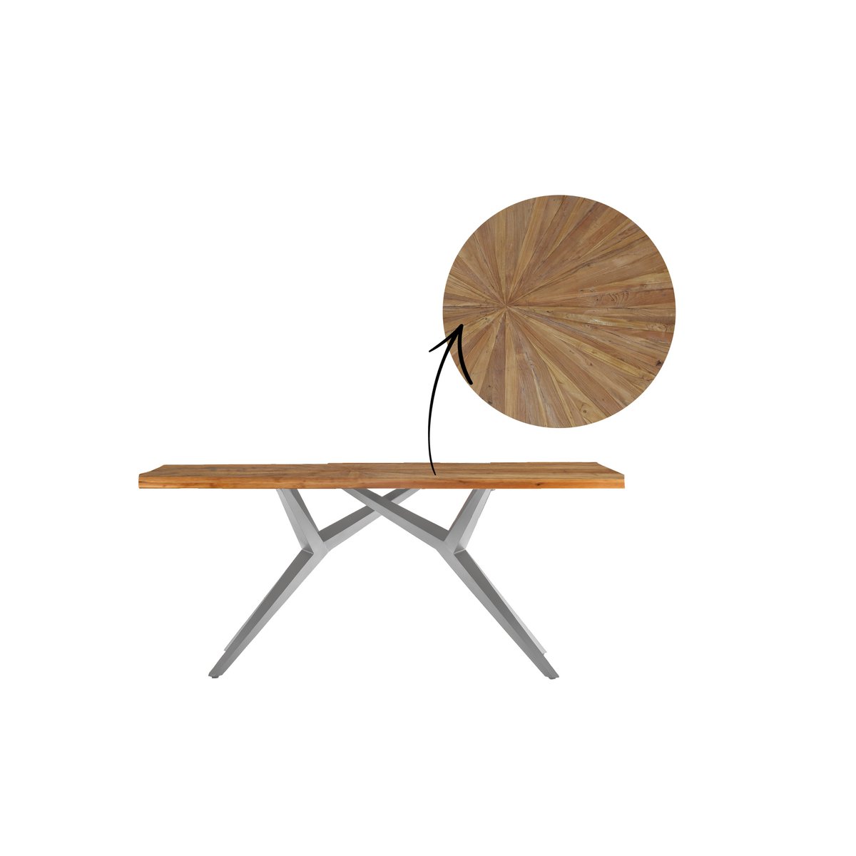Tafel 240x100 cm