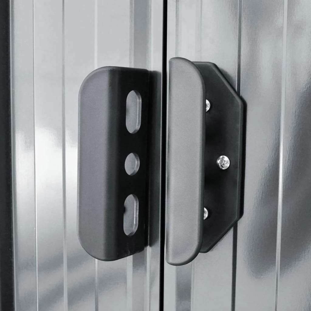 Gartenhaus Metall Grau