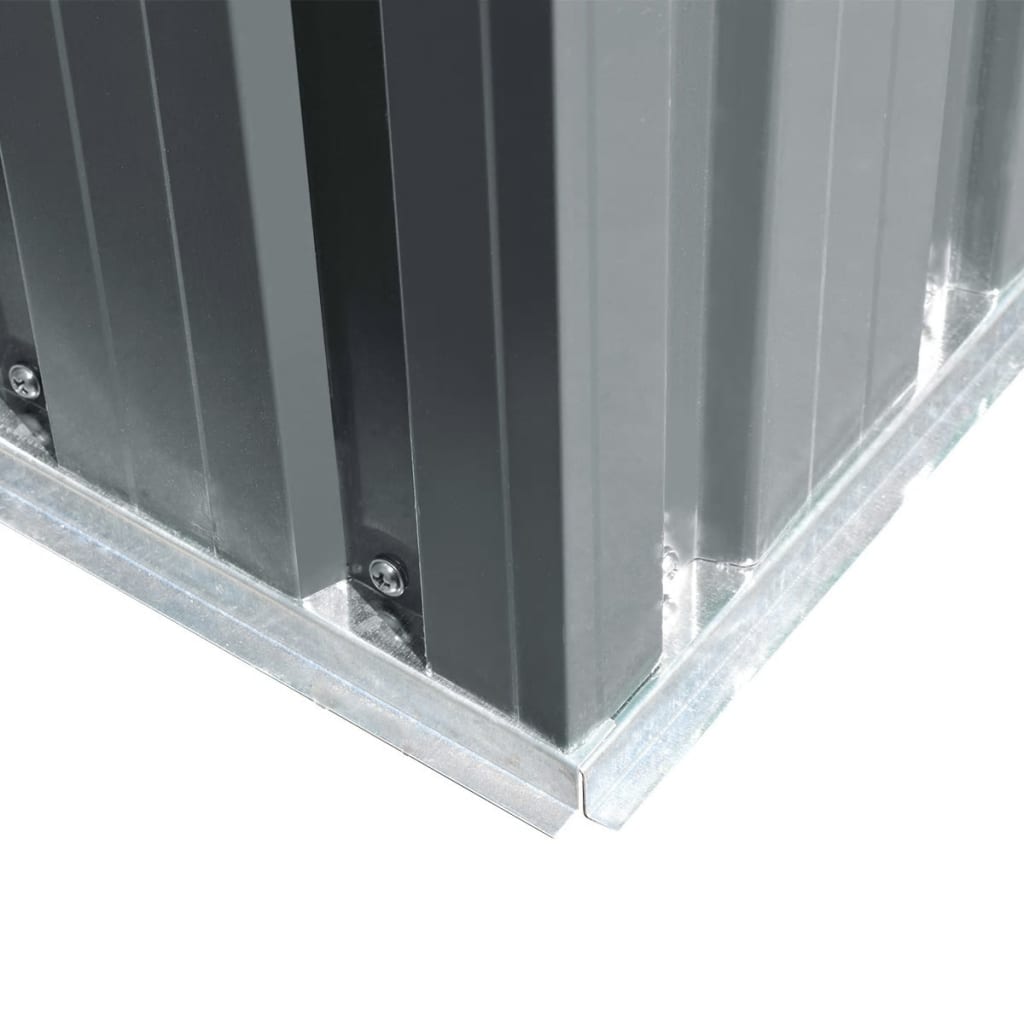 Gartenhaus Metall Grau