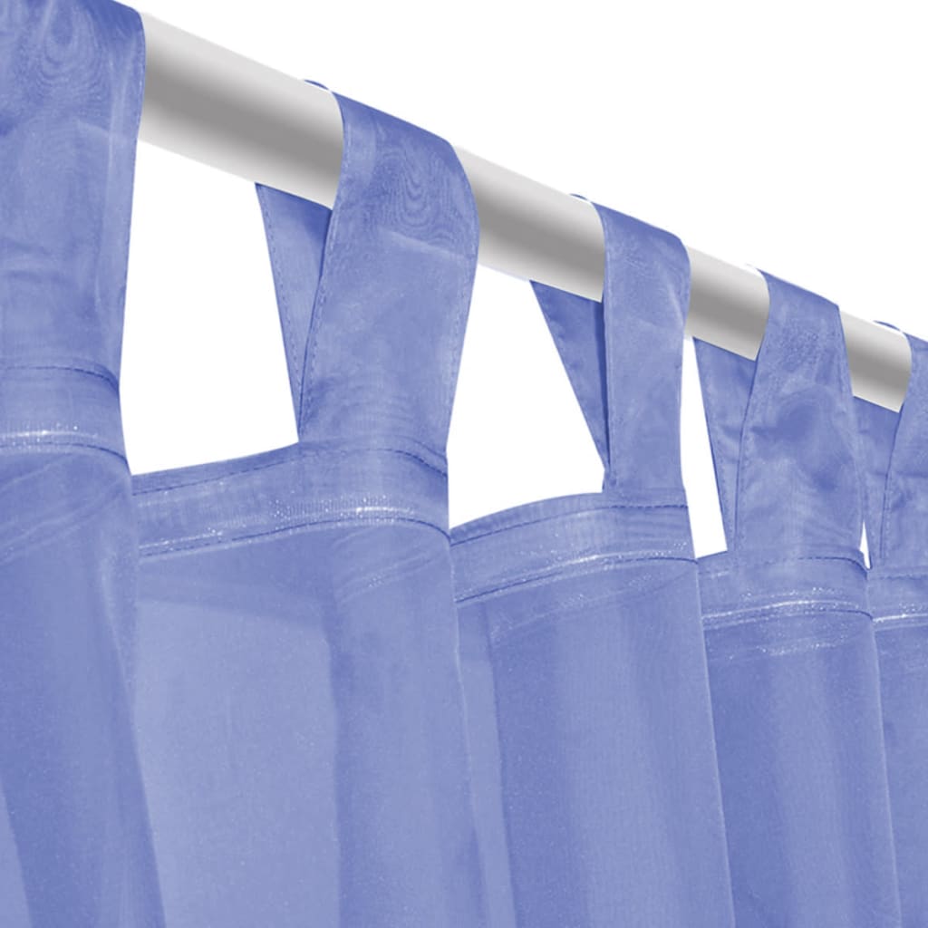 Gordijnen Voile 140X225 Cm Koningsblauw 2 St