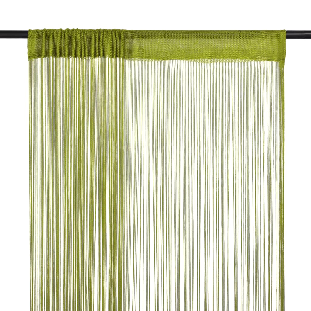 Draadgordijnen 140X250 Cm Groen 2 St