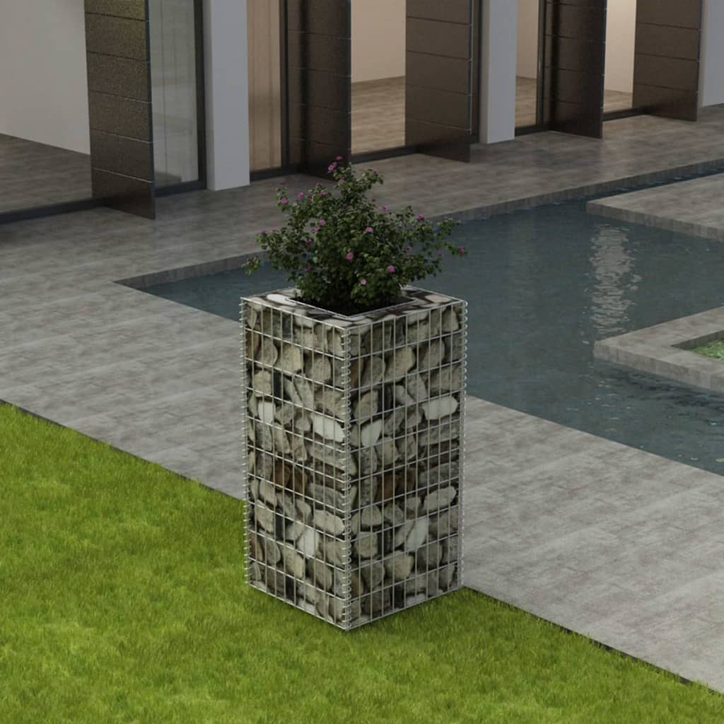 Gabion Plantenbak Verhoogd 50X50X100 Cm Staal