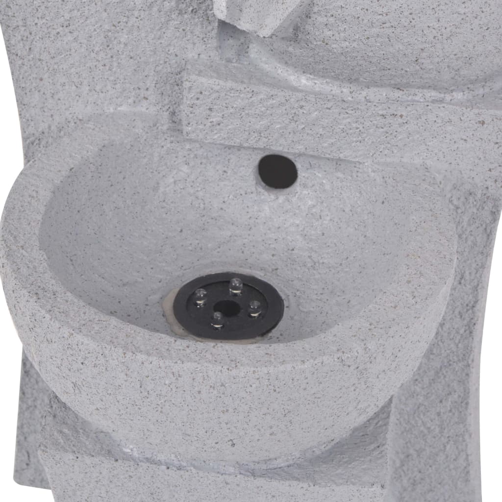 Binnenfontein Met Led-Verlichting Polyresin