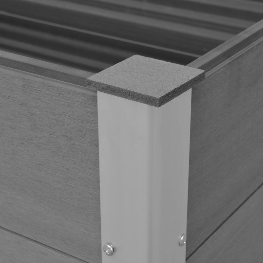 Plantenbak Verhoogd 100X50X54 Cm Hkc Grijs