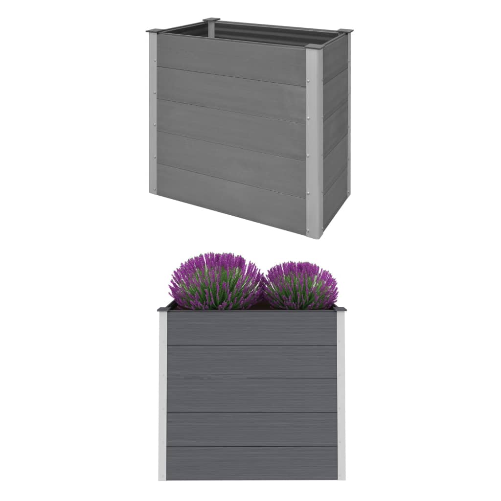 Plantenbak Verhoogd 100X50X91 Cm Hkc Grijs
