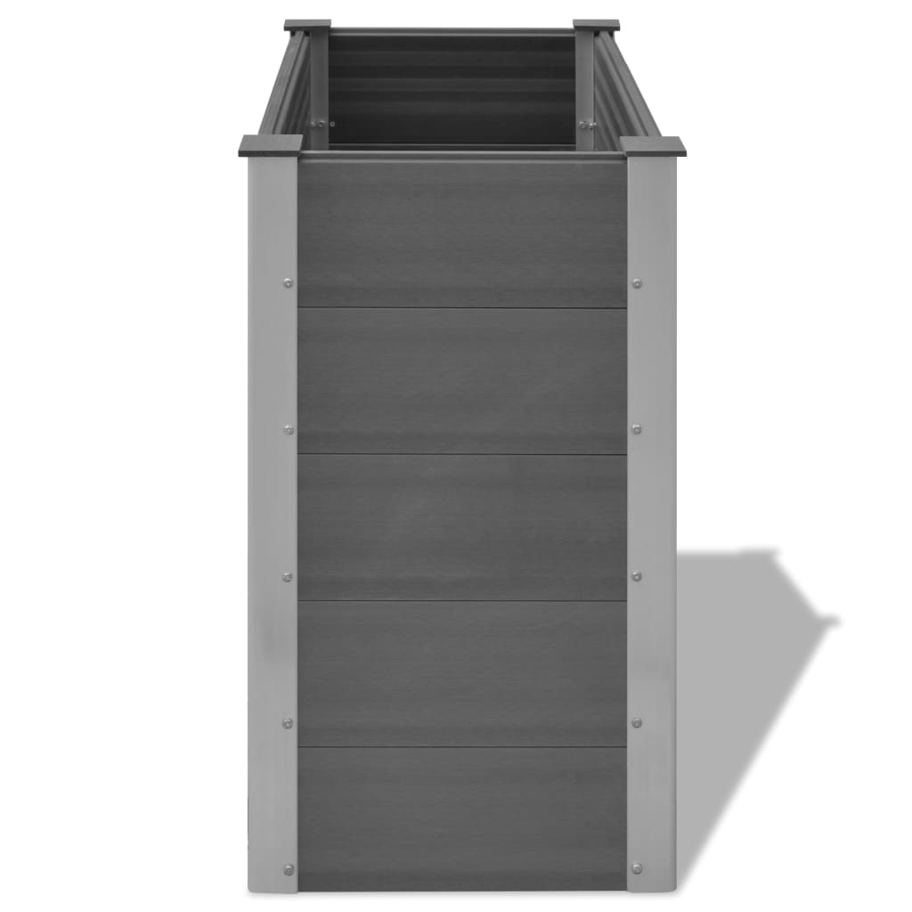 Plantenbak Verhoogd 100X50X91 Cm Hkc Grijs