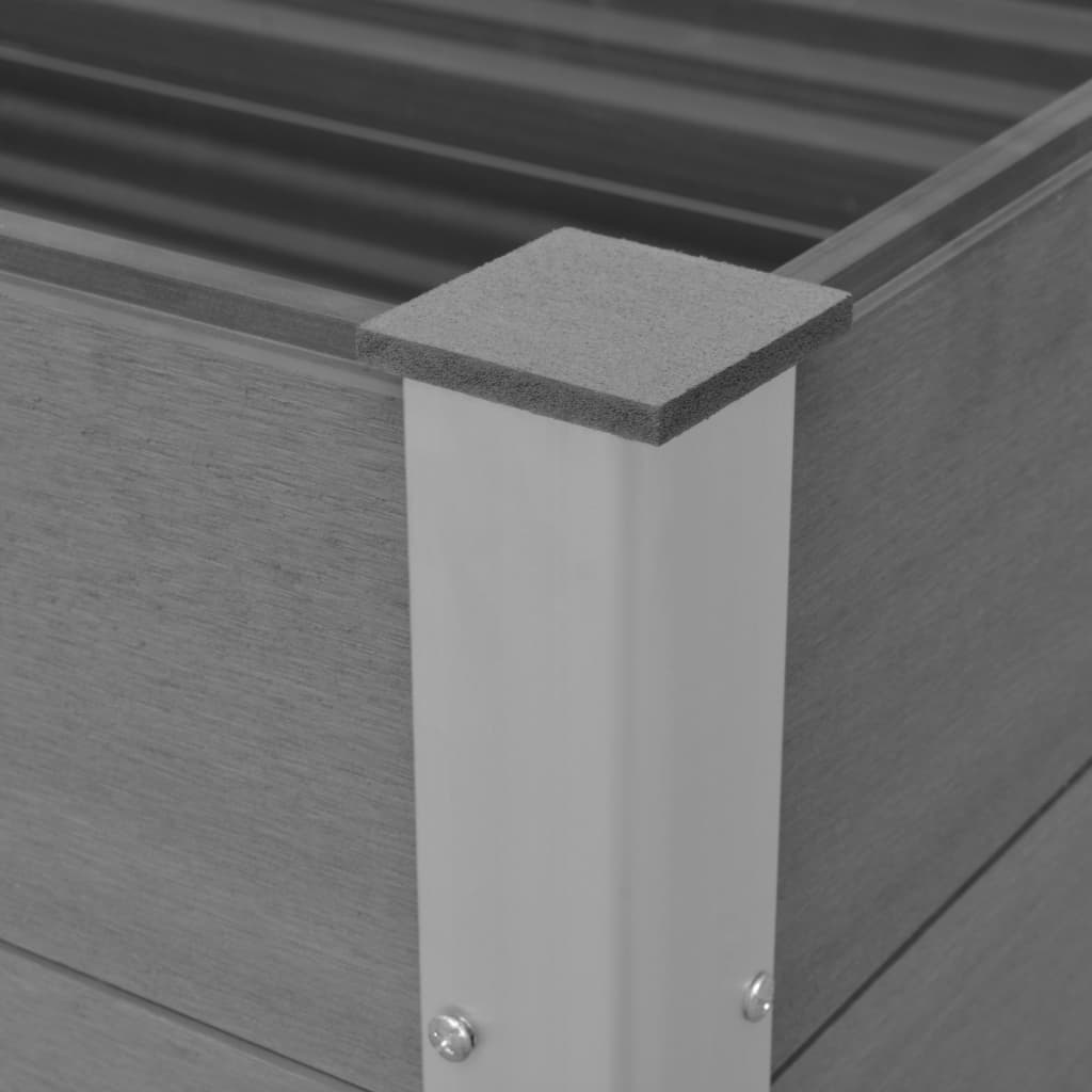 Plantenbak Verhoogd 100X50X91 Cm Hkc Grijs